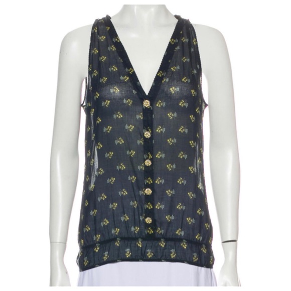 ✨Gorgeous CHANEL Runway CC Logo Gripoix Button Blouse Shirt Top - Picture 3 of 15